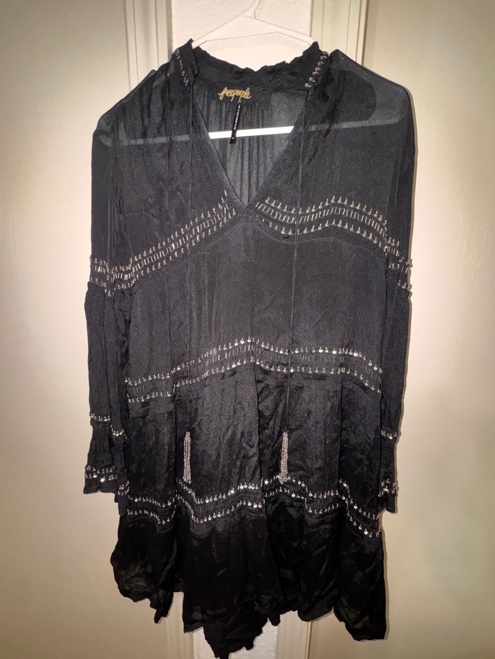 Free People solstice dress-black